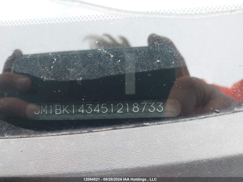 2005 Mazda Mazda3 VIN: JM1BK143451218733 Lot: 12084521