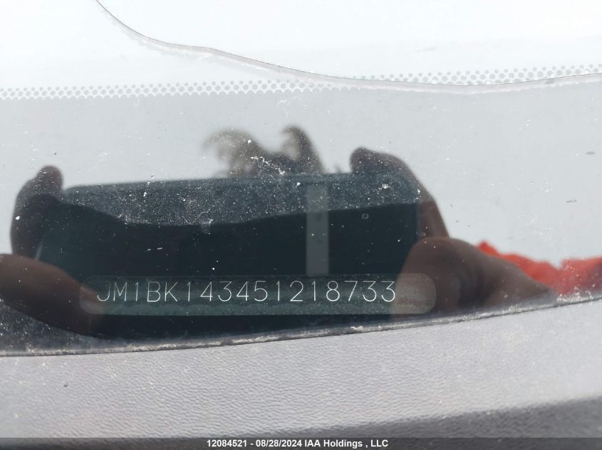 2005 Mazda Mazda3 VIN: JM1BK143451218733 Lot: 12084521