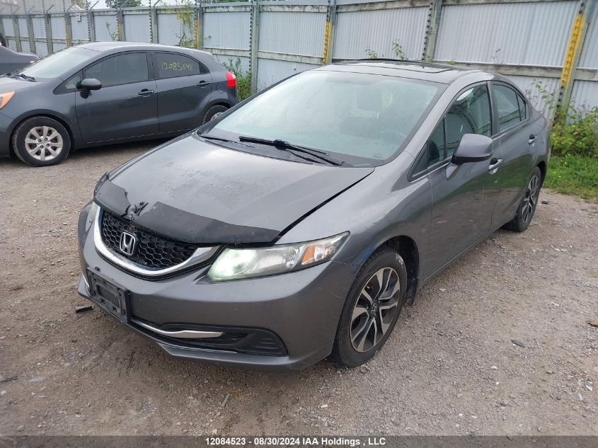 2013 Honda Civic Sdn VIN: 2HGFB2F55DH035347 Lot: 12084523