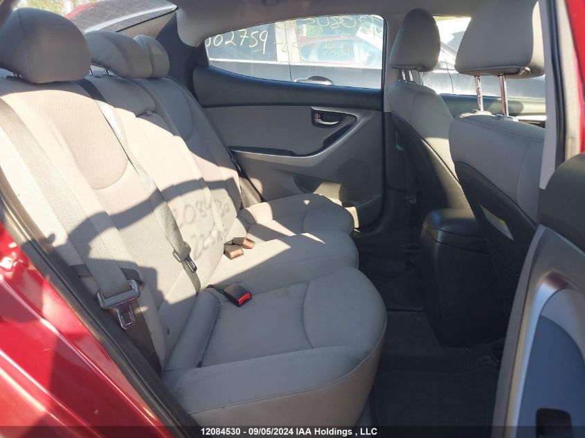 2013 Hyundai Elantra Gl VIN: 5NPDH4AE5DH223705 Lot: 12084530