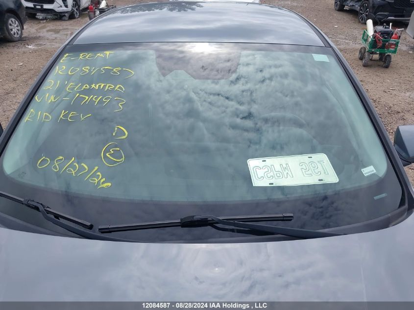 2021 Hyundai Elantra Sel VIN: KMHLM4AG4MU171493 Lot: 12084587