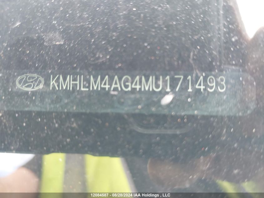 2021 Hyundai Elantra Sel VIN: KMHLM4AG4MU171493 Lot: 12084587