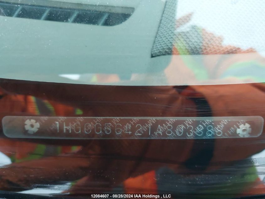 2001 Honda Accord Sdn VIN: 1HGCG56421A803888 Lot: 12084607