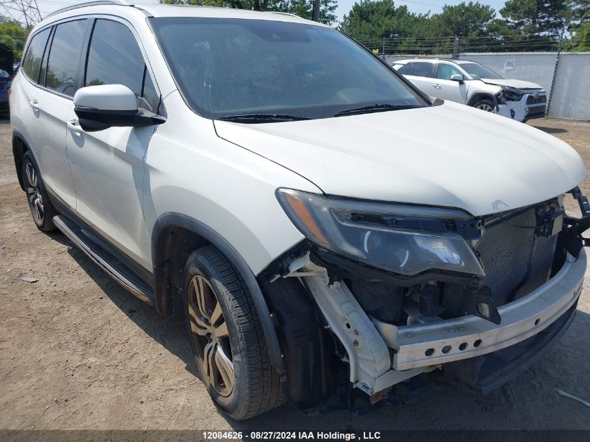 2016 Honda Pilot Exln VIN: 5FNYF6H71GB503389 Lot: 12084626