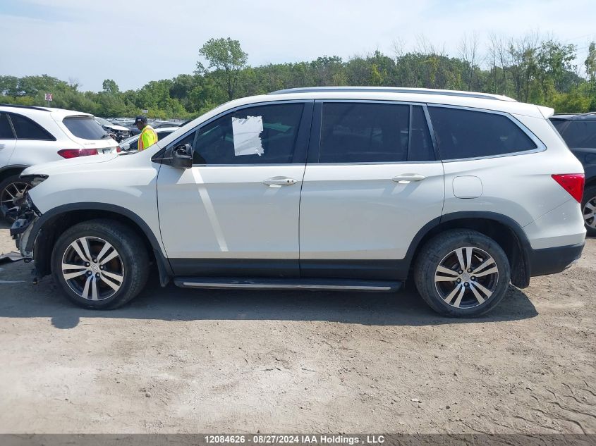 2016 Honda Pilot Exln VIN: 5FNYF6H71GB503389 Lot: 12084626