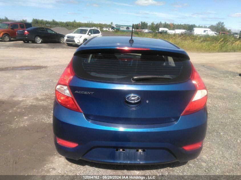 2015 Hyundai Accent Gls/Se VIN: KMHCU5AE8FU198199 Lot: 12084762