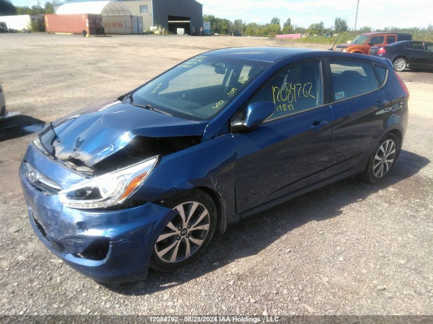 2015 Hyundai Accent Gls/Se VIN: KMHCU5AE8FU198199 Lot: 12084762