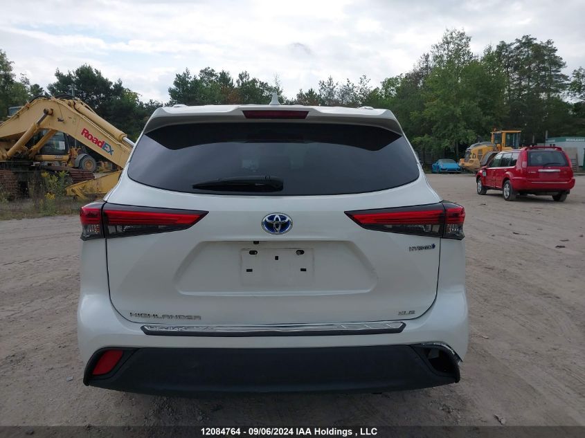 2020 Toyota Highlander Hybrid Xle VIN: 5TDGBRCH4LS011812 Lot: 12084764