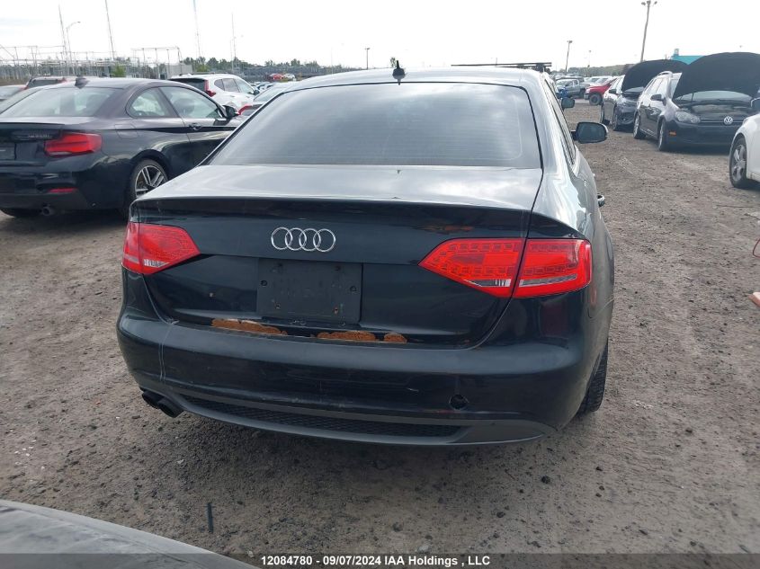 2010 Audi A4 VIN: WAUFFCFL1AN070006 Lot: 12084780