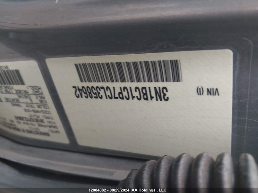 2012 Nissan Versa VIN: 3N1BC1CP7CL358642 Lot: 12084882