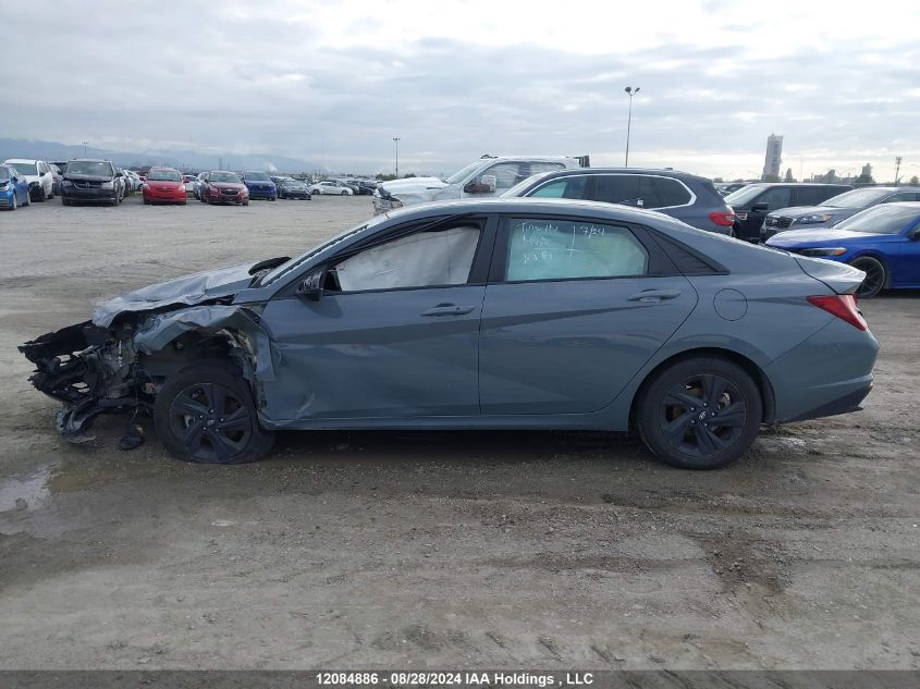2022 Hyundai Elantra Sel VIN: KMHLM4AG9NU346774 Lot: 12084886