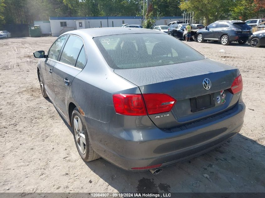 2012 Volkswagen Jetta Sedan VIN: 3VWDX7AJ6CM304154 Lot: 12084907