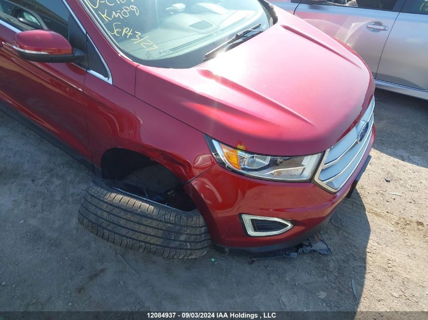 2017 Ford Edge Sel VIN: 2FMPK3J84HBC10928 Lot: 12084937