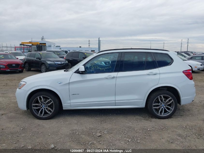 2017 BMW X3 VIN: 5UXWX7C52H0U40897 Lot: 12084957