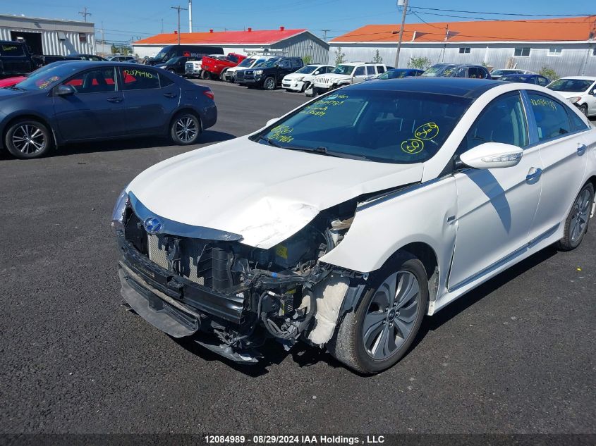 2015 Hyundai Sonata Hybrid/Limited VIN: KMHEC4A43FA136899 Lot: 12084989