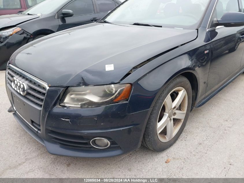 2011 Audi A4 VIN: WAUFFCFL3BN017423 Lot: 12085034