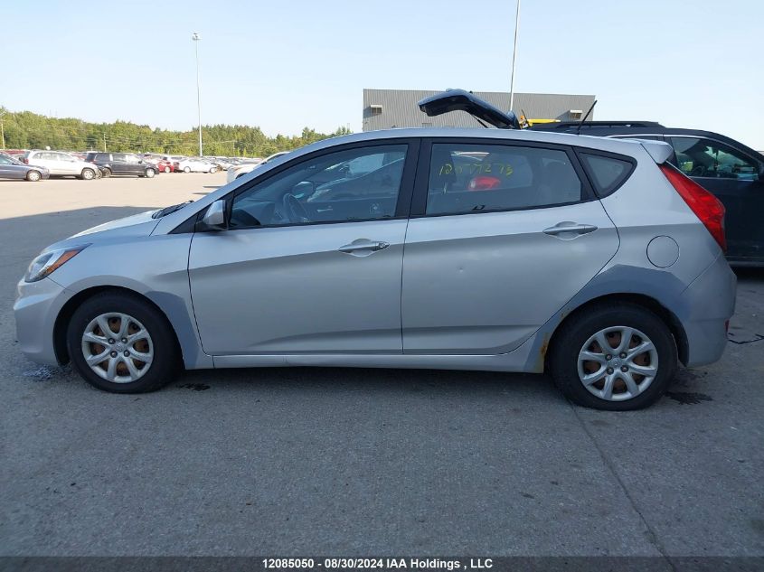 2012 Hyundai Accent Gl VIN: KMHCT5AE7CU005510 Lot: 12085050