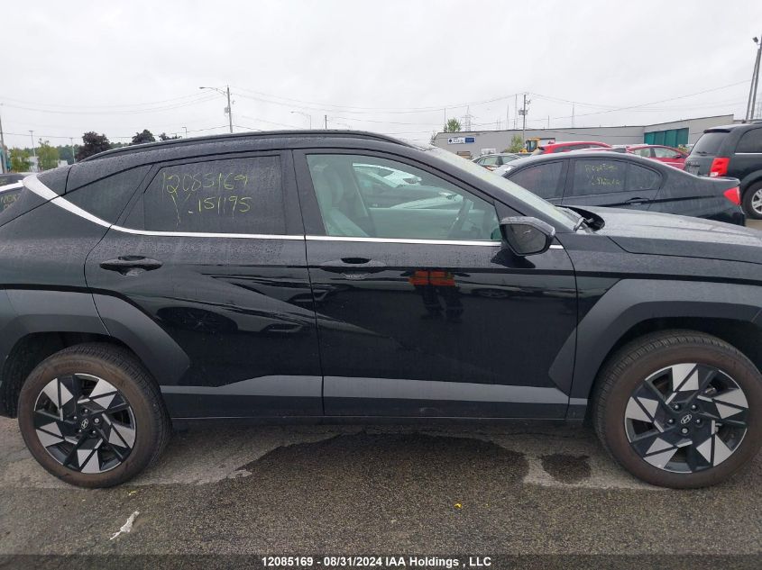 2024 Hyundai Kona Sel VIN: KM8HCCAB4RU115195 Lot: 12085169