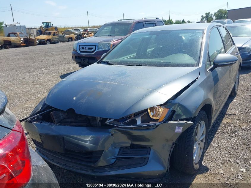 3VW217AU1GM049809 2016 Volkswagen Golf