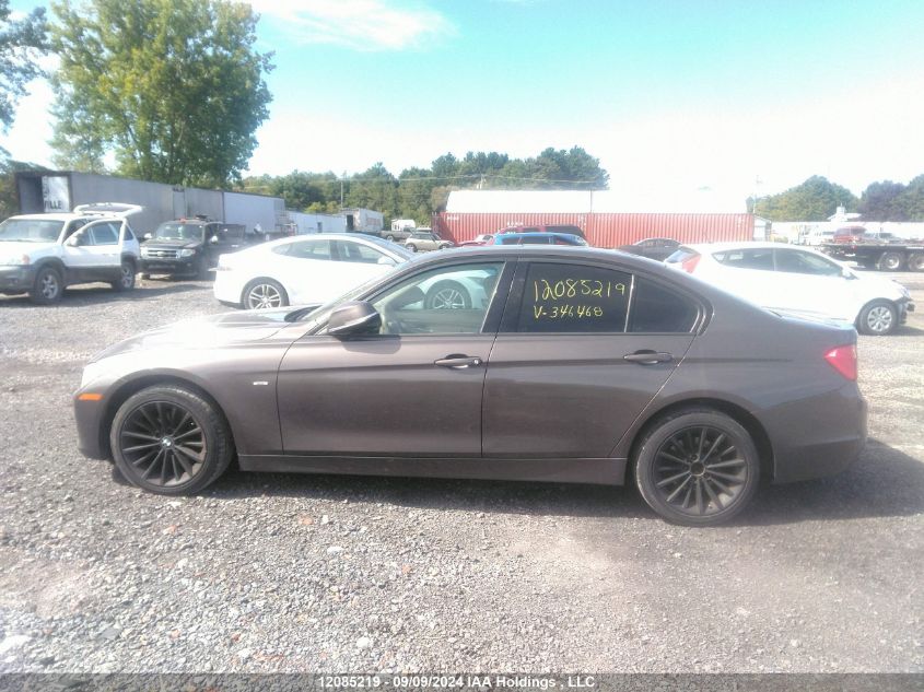 2012 BMW 3 Series VIN: WBA3A5C56CF346468 Lot: 12085219