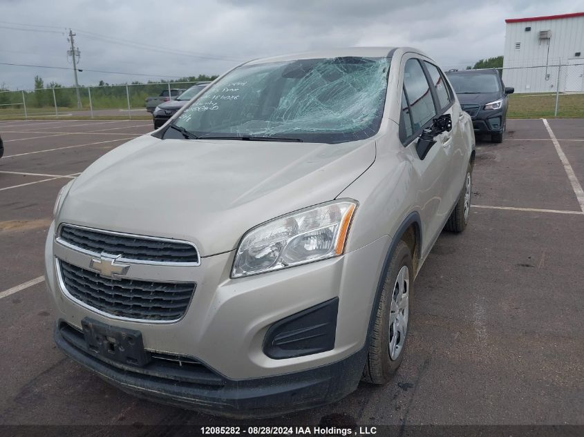 2015 Chevrolet Trax VIN: 3GNCJKSB0FL184086 Lot: 12085282