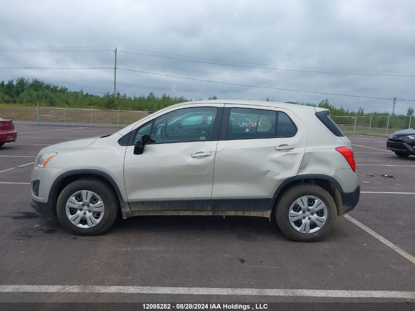 2015 Chevrolet Trax VIN: 3GNCJKSB0FL184086 Lot: 12085282