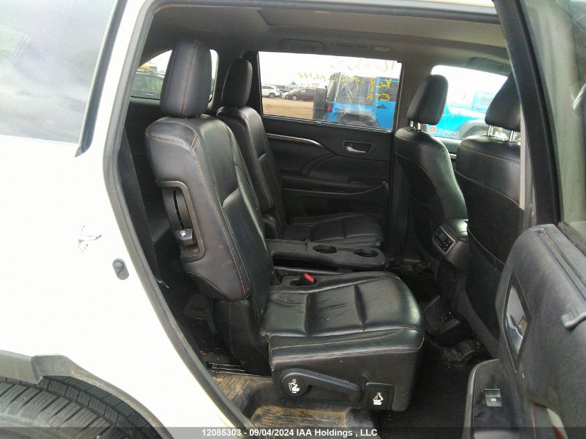 2015 Toyota Highlander Limited/Ltd Platinum VIN: 5TDDKRFH3FS168959 Lot: 12085303