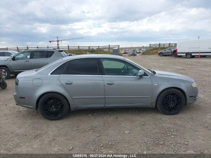 2007 Audi A4 VIN: WAUDH78E97A104944 Lot: 12085315