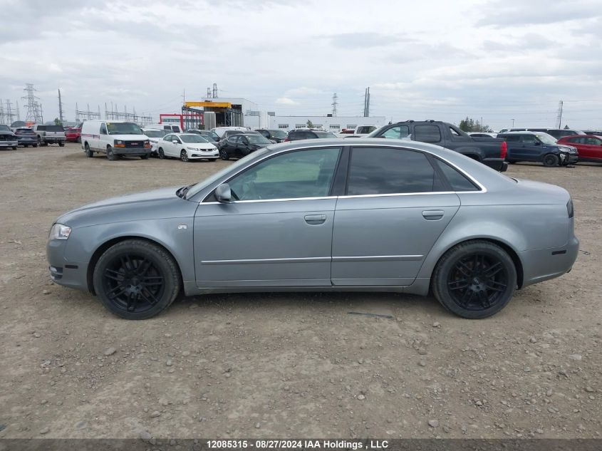 2007 Audi A4 VIN: WAUDH78E97A104944 Lot: 12085315