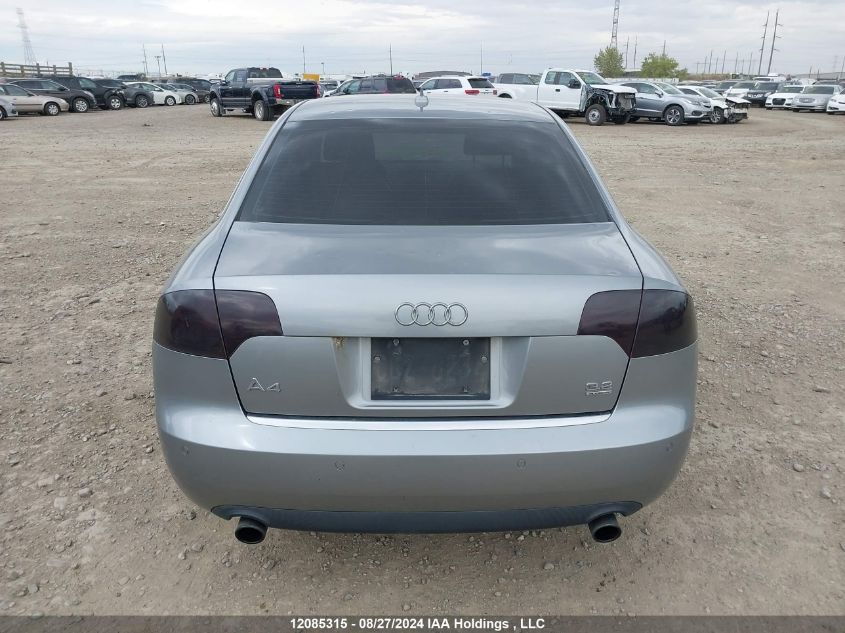 2007 Audi A4 VIN: WAUDH78E97A104944 Lot: 12085315