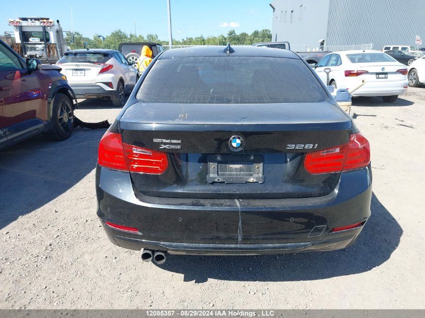 2013 BMW 328 Xi VIN: WBA3B3C51DJ898413 Lot: 12085357