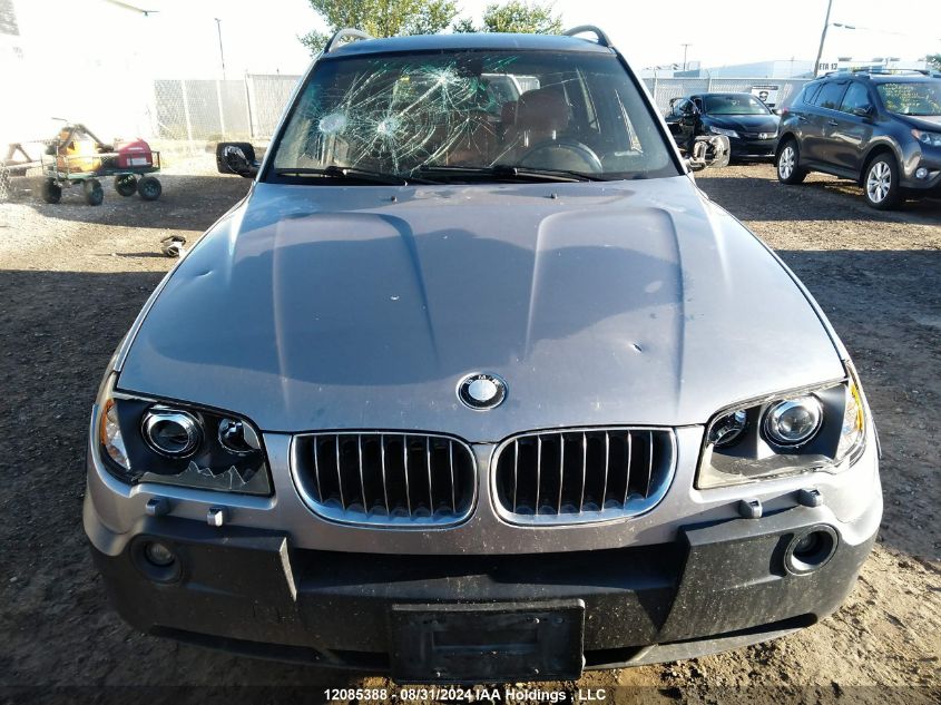 2005 BMW X3 VIN: WBXPA93415WD08531 Lot: 12085388