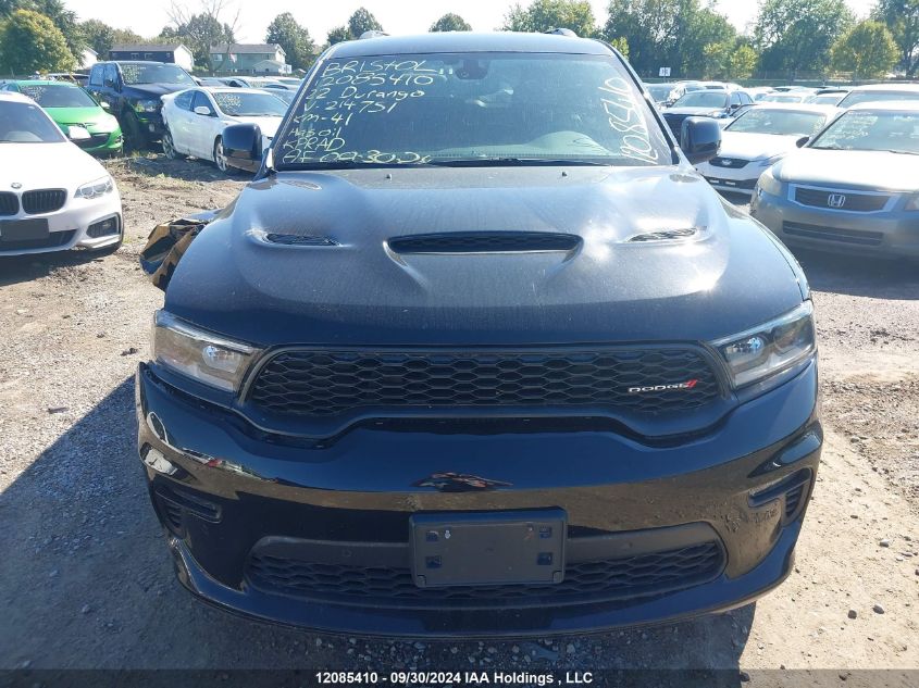 2022 Dodge Durango R/T VIN: 1C4SDJCT8NC214751 Lot: 12085410