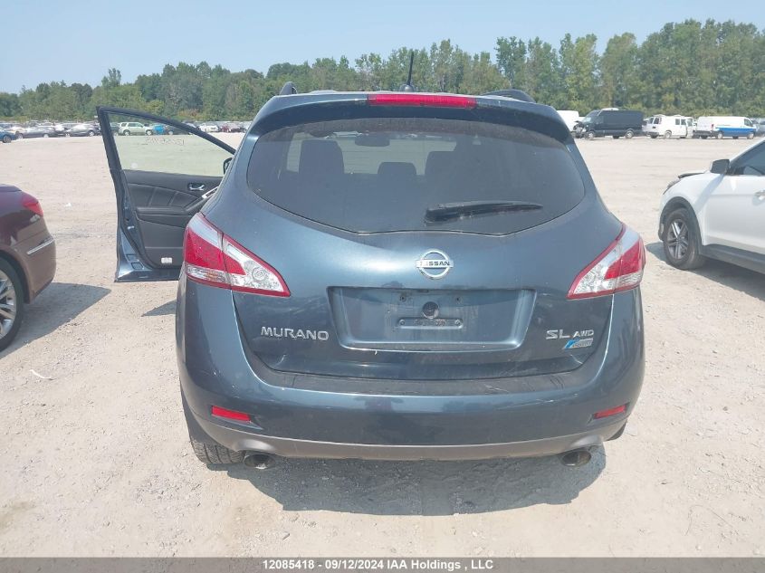 2011 Nissan Murano Sl VIN: JN8AZ1MW9BW175222 Lot: 12085418