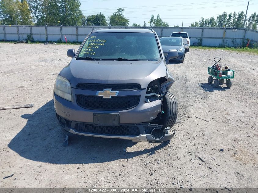 2012 Chevrolet Orlando VIN: KL77P2EM1CK581144 Lot: 12085422