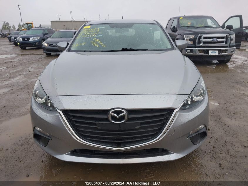 2015 Mazda Mazda3 VIN: 3MZBM1L74FM201110 Lot: 12085437