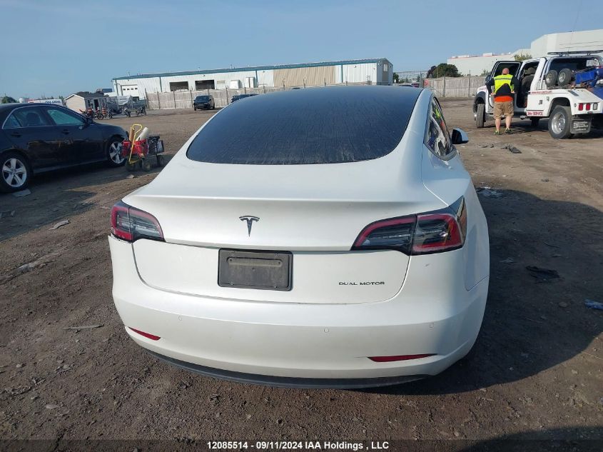 2022 Tesla Model 3 VIN: 5YJ3E1EB4NF183328 Lot: 12085514