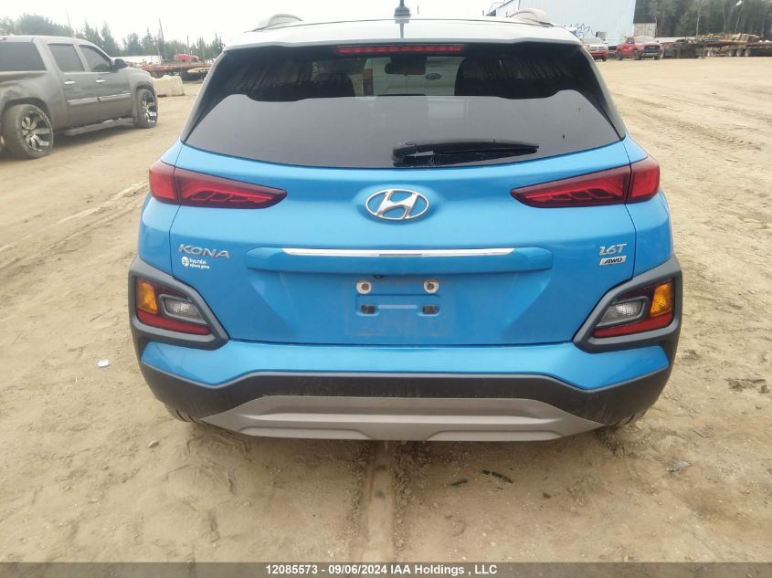 2019 Hyundai Kona Limited VIN: KM8K3CA54KU391642 Lot: 12085573