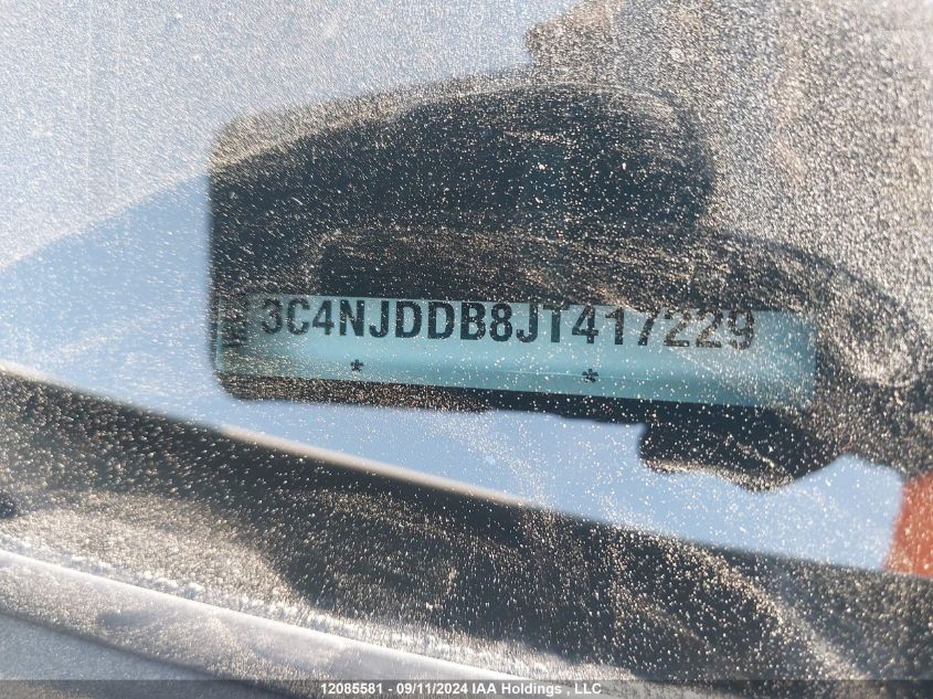2018 Jeep Compass Trailhawk VIN: 3C4NJDDB8JT417229 Lot: 12085581
