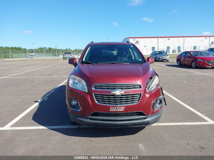 2013 Chevrolet Trax VIN: 3GNCJSSB1DL212104 Lot: 12085622