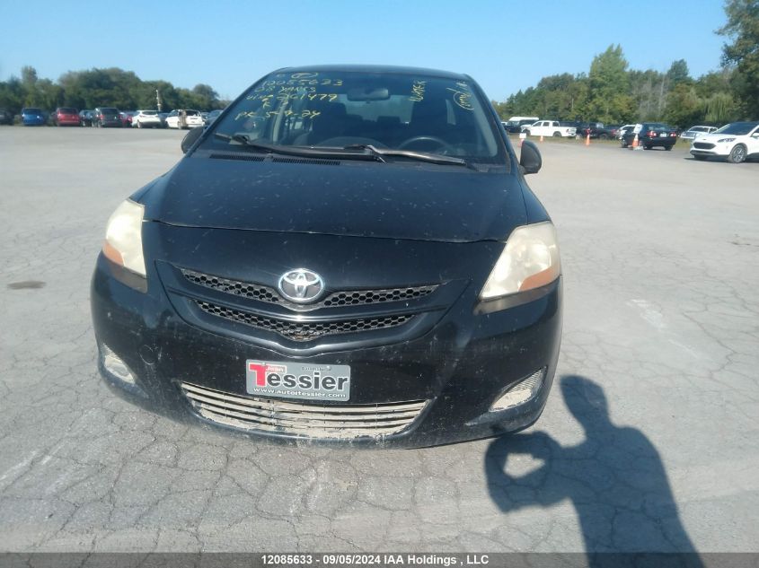 2008 Toyota Yaris VIN: JTDBT923781261479 Lot: 12085633