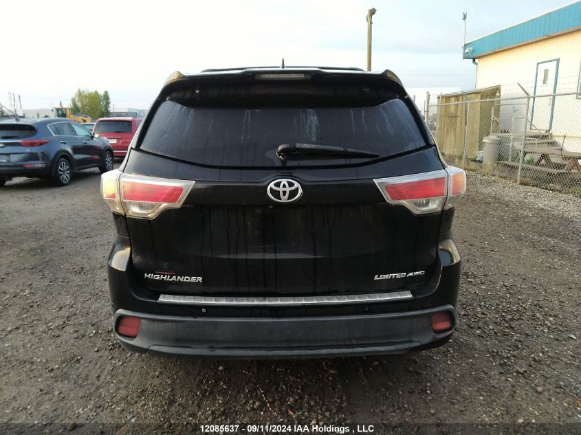 2015 Toyota Highlander Limited/Ltd Platinum VIN: 5TDDKRFH0FS220127 Lot: 12085637