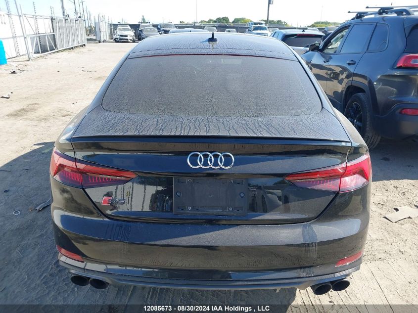 2018 Audi S5 Sportback VIN: WAUC4CF55JA068390 Lot: 12085673