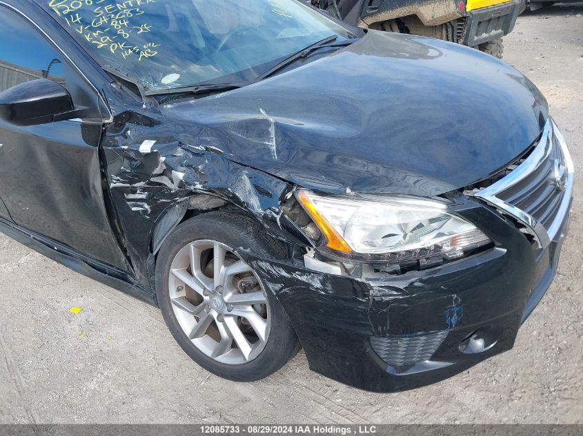 2014 Nissan Sentra VIN: 3N1AB7AP1EL643683 Lot: 12085733