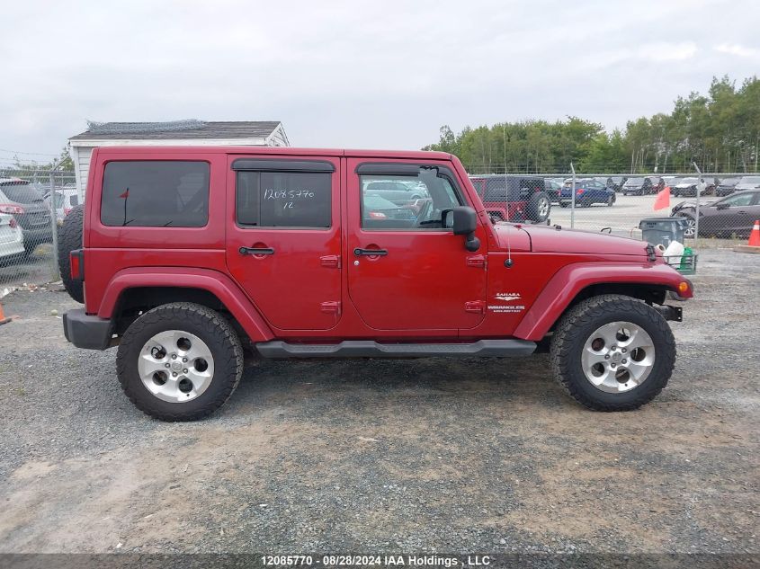 2012 Jeep Wrangler Unlimited Sahara VIN: 1C4BJWEG7CL165268 Lot: 12085770