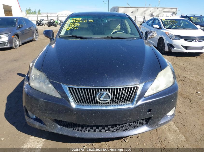 2009 Lexus Is 250 VIN: JTHCK262495031181 Lot: 12085778