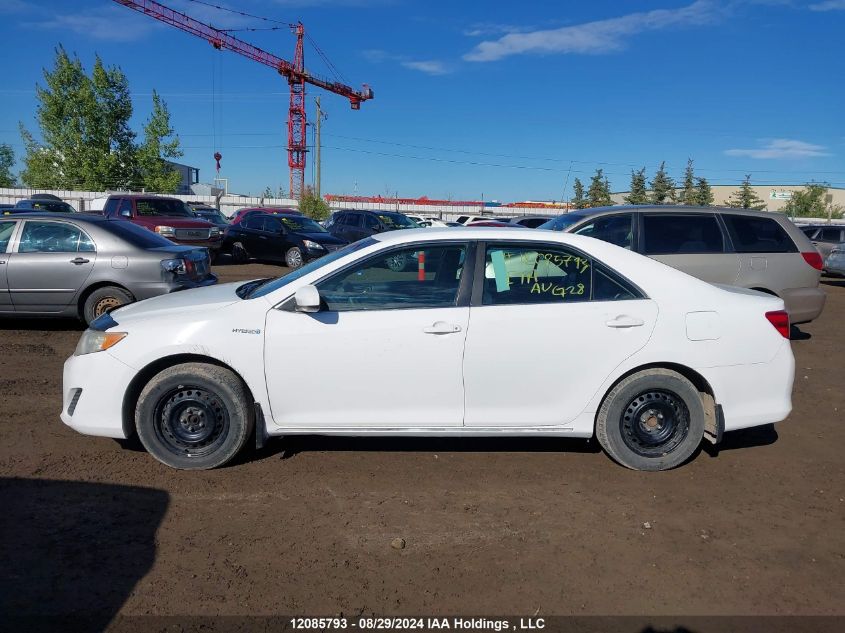 2012 Toyota Camry Hybrid Le VIN: 4T1BD1FK2CU054887 Lot: 12085793