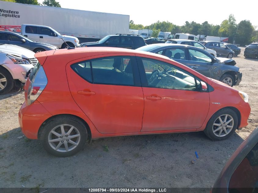 JTDKDTB31C1031018 2012 Toyota Prius C