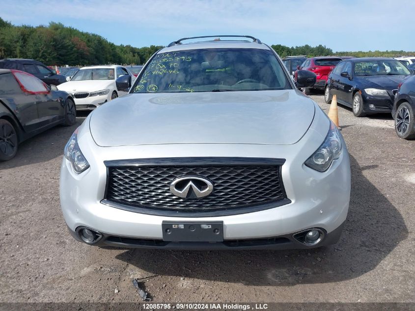 2017 Infiniti Qx70 VIN: JN8CS1MW7HM412646 Lot: 12085795