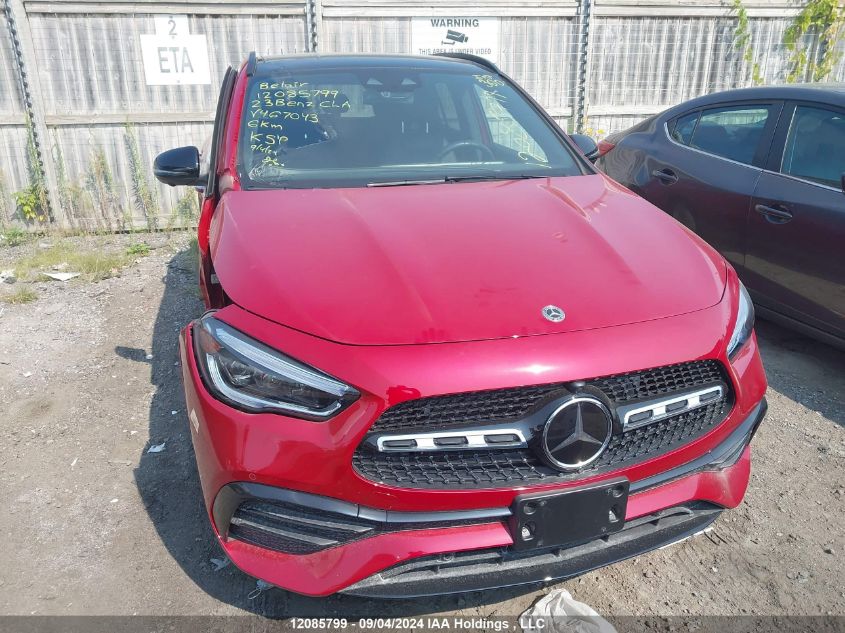 2023 Mercedes-Benz Gla VIN: W1N4N4HB9PJ467043 Lot: 12085799